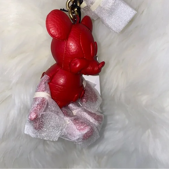 Coach ❤️ leather keychain New - Picture 2 of 10